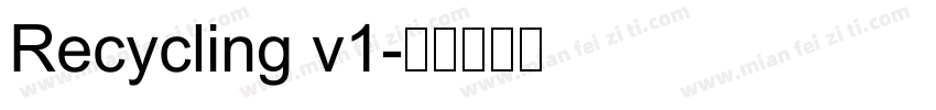 Recycling v1字体转换